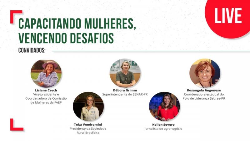 LIVE CAPACITANDO MULHERES, VENCENDO DESAFIOS