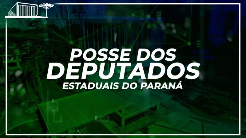Sessão solene de posse dos deputados (as) e eleição da Mesa Diretora da Assembleia Legislativa do PR- 01/02/23 - AO VIVO